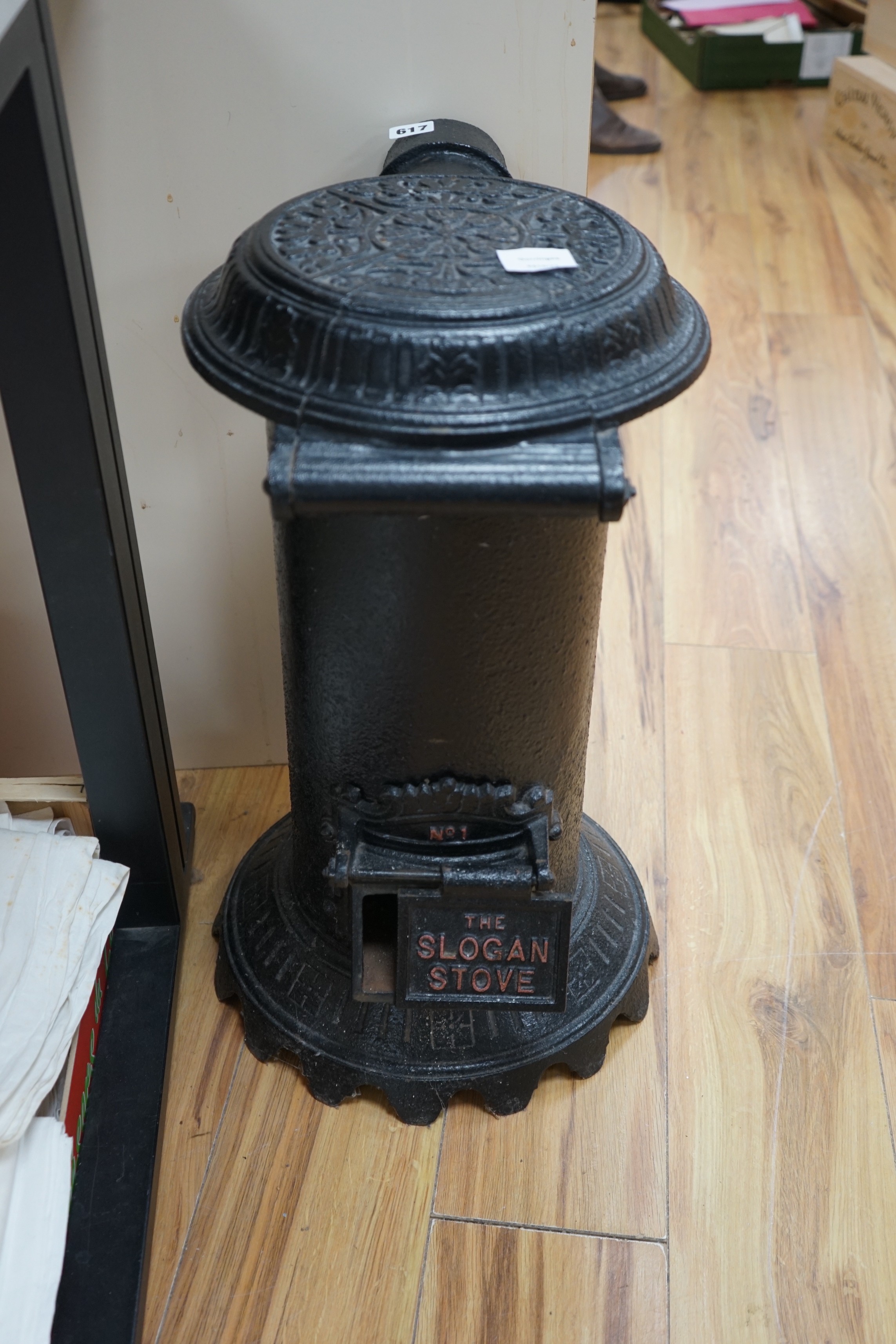 A cast iron stove - 'The Slogan Stove’, 58cm